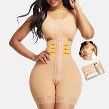 Load image into Gallery viewer, "Snatch me up" BBL Faja Mid-Thigh w/ Bra &amp; Thick &amp; Adjustable Straps
